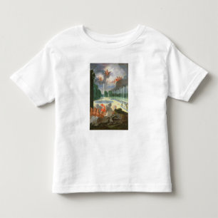 T-shirt Pour Les Tous Petits Les vergers de Versailles. Vue de piscine de