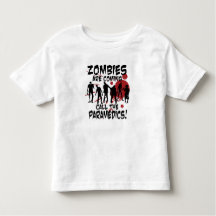 Les zombis sont prochain appel la chemise d'enfant
