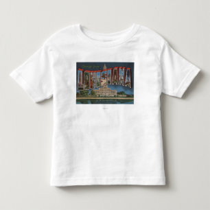 T-shirt Pour Les Tous Petits Lettre ScenesLouisiana de LouisianaLarge
