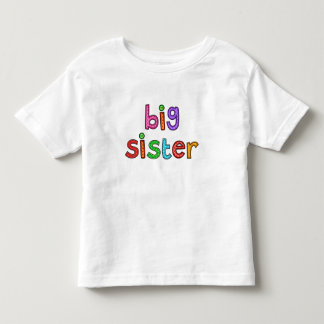 T-shirt Pour Les Tous Petits Lettres Pointe Polka Stitch Grandes Soeurs