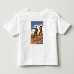 T-shirt Pour Les Tous Petits Lewis et Clark explorant l'ouest
