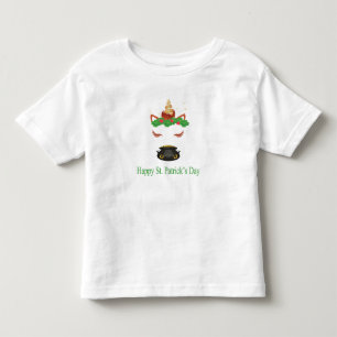 T-shirt Pour Les Tous Petits Licorne magique du jour de St Patrick heureux,