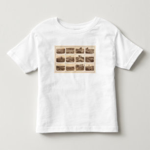 T-shirt Pour Les Tous Petits Lignes rebelles, Atlanta, GA