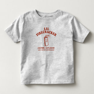 T-shirt Pour Les Tous Petits Lil Firecracker | Carton vintage 4 juillet enfants