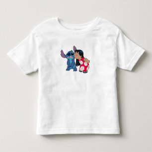 T-shirt Pour Les Tous Petits Lilo embrasse Stitch