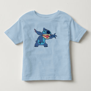 T-shirt Pour Les Tous Petits Lilo & Stitch Stitch dents