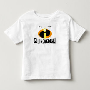 T-shirt Pour Les Tous Petits L'incroyable affiche du film italien Disney