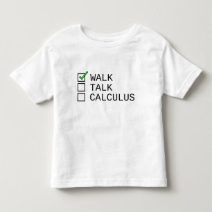 T-shirt Pour Les Tous Petits Liste de contrôle des bébés : Marcher, parler, 