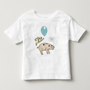 T-shirt Pour Les Tous Petits Little rose pig