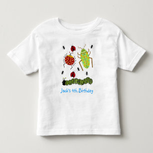 T-shirt Pour Les Tous Petits Littlebeane branche la fourmi sur table d'écoute