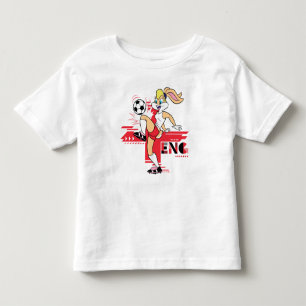 T-shirt Pour Les Tous Petits Lola Bunny Équipe Angleterre Graphique de Football