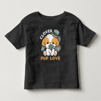 Lucky Pup with Clover - St. Patrick's Day Cadeau