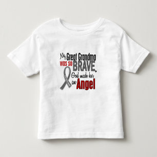 T-shirt Pour Les Tous Petits Ma grande grand-maman est un cancer du cerveau de