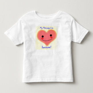 T-shirt Pour Les Tous Petits Ma maman est a, survivant !