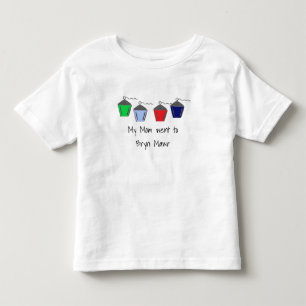 T-shirt Pour Les Tous Petits Ma mère est allée à Bryn Mawr Lanterns 4 color