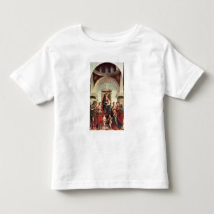 T-shirt Pour Les Tous Petits Madonna et enfant avec des saints