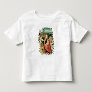 T-shirt Pour Les Tous Petits Madonna et enfant entourés par des anges