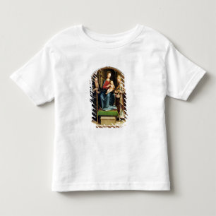 T-shirt Pour Les Tous Petits Madonna et l'enfant avec l'abbé Saint-Anthony et 