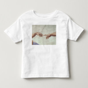 T-shirt Pour Les Tous Petits Mains de Dieu et d'Adam