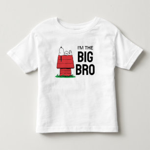 T-shirt Pour Les Tous Petits Maison de Snoopy Peanuts Je suis le grand frère