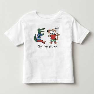 T-shirt Pour Les Tous Petits Maisy et Charley Bit Me