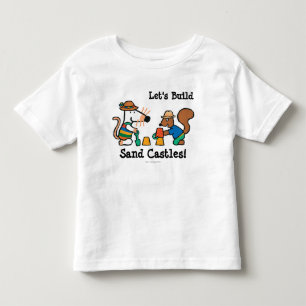 T-shirt Pour Les Tous Petits Maisy et Cyrille construisent un château de sable