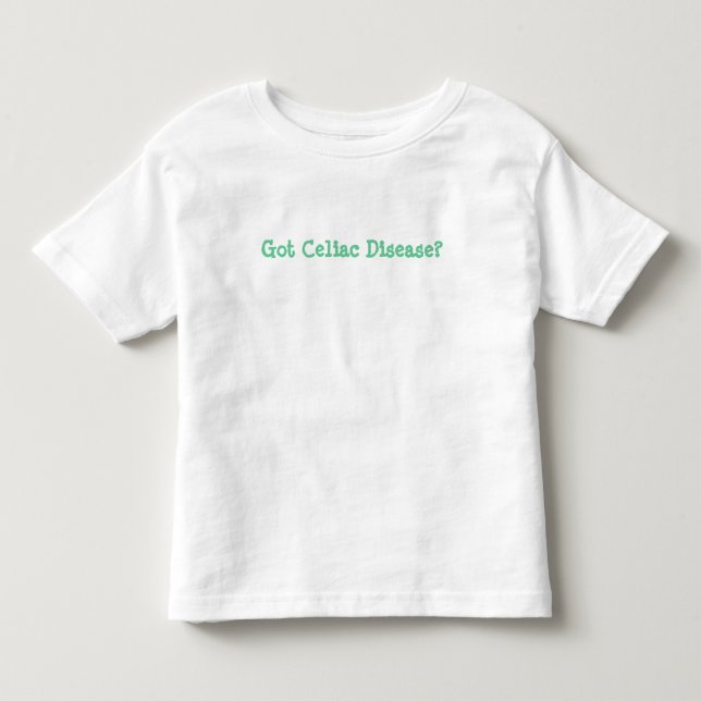 T-shirt Pour Les Tous Petits Maladie coeliaque obtenue ? Chemise d'enfant en (Devant)