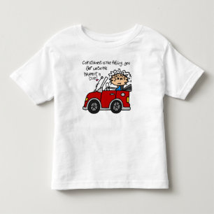 T-shirt Pour Les Tous Petits Maladie de voiture humoristique