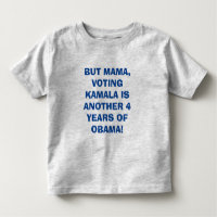 MAMA, NE VOTEZ PAS POUR KAMALA TODDLER FINE JERSEY