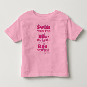 T-shirt Pour Les Tous Petits Maman de triathlon