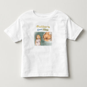 T-shirt Pour Les Tous Petits Maman Singing Toddler Tee des beurres vient à la