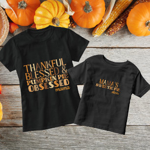 T-shirt Pour Les Tous Petits Mama's Sweetie Pie Matching