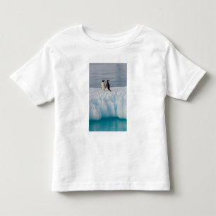 T-shirt Pour Les Tous Petits manchot papou, Pygoscelis Papua, sur de la glace g