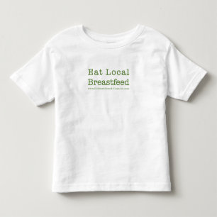 T-shirt Pour Les Tous Petits Mangez les enfants en bas âge locaux