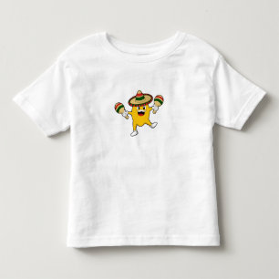 T-shirt Pour Les Tous Petits Mango comme musicien avec Maraca