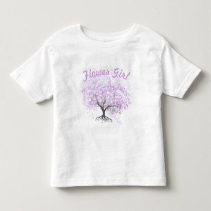 T-shirt Pour Les Tous Petits Mariage Vintage d'oiseaux de l'arbre de la feuille
