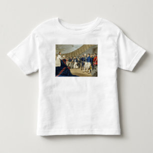 T-shirt Pour Les Tous Petits Marins à la prière à bord du bateau de seigneur