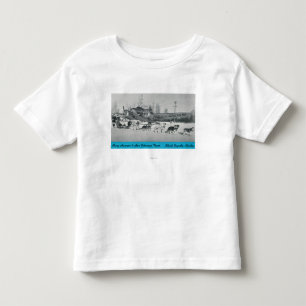 T-shirt Pour Les Tous Petits Mary Hansen et Sibériennes avec l'avion