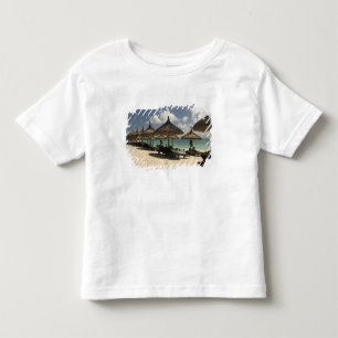 T-shirt Pour Les Tous Petits Maurice, Poste de Flacq. Scène de plage à la