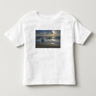 T-shirt Pour Les Tous Petits Mer des Caraïbes, Îles Caïmans. Vagues déferlantes
