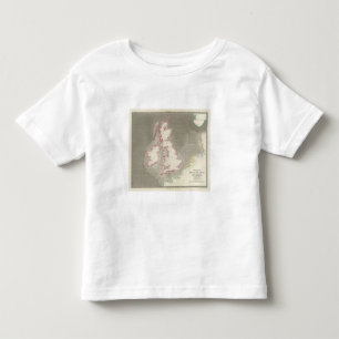 T-shirt Pour Les Tous Petits Mers de marée des Anglais de diagramme