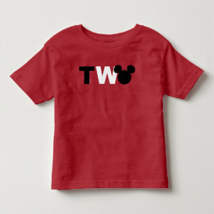 T-shirt Pour Les Tous Petits Mickey Mouse   Deuxième anniversaire d'icône