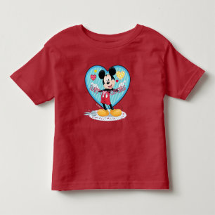 T-shirt Pour Les Tous Petits Mickey Mouse Joyeuse Saint-Valentin
