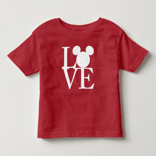 T-shirt Pour Les Tous Petits Mickey Mouse LOVE   Saint Valentin