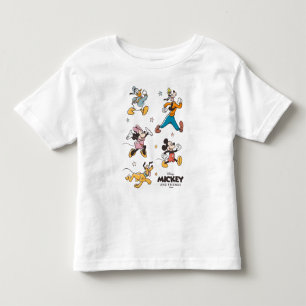 T-shirt Pour Les Tous Petits Mickey & ses amis Retro Stars and Stripes Graphiqu