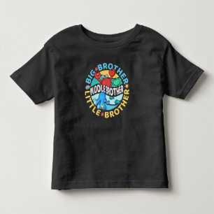 T-shirt Pour Les Tous Petits Middle Brother est un Big and Little Brother