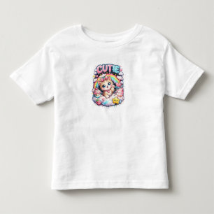 T-shirt Pour Les Tous Petits Mignon Arc-en-Ciel Chat Adorable Kawaii tee pour t