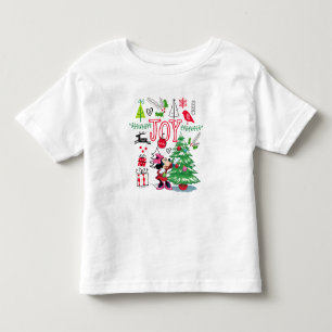 T-shirt Pour Les Tous Petits Minnie   Minnie's Christmas Joy