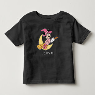 T-shirt Pour Les Tous Petits Minnie Mouse équitation Sorcière Salle
