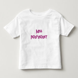 T-SHIRT POUR LES TOUS PETITS MLLE INDEPENDENT